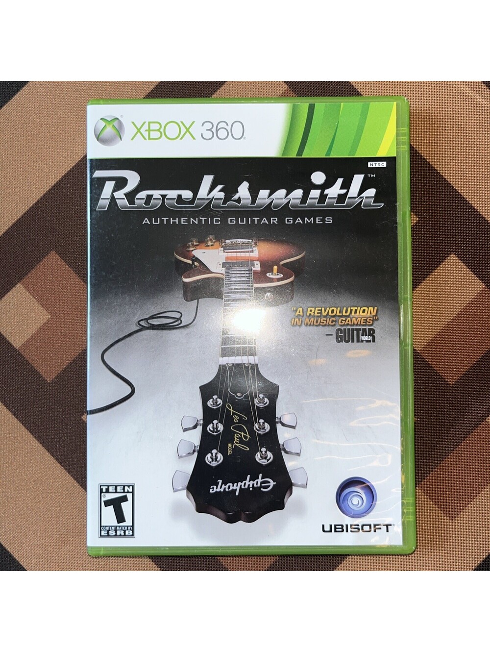 Rocksmith (Microsoft Xbox 360, 2011) CIB. With sticker sheet. manual. New case